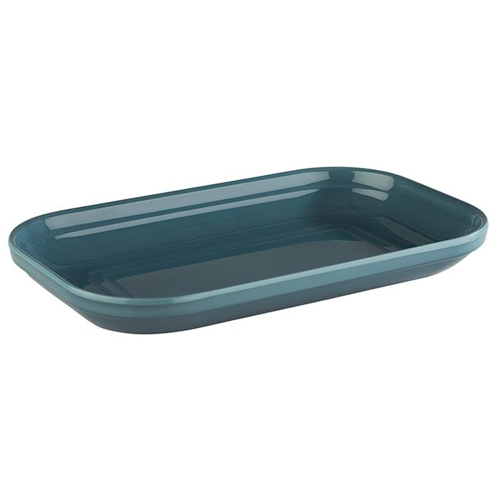 Plateau EMMA GN 1/4 en mélamine, bleu, 26,5x16,2x3 cm | APS 85121