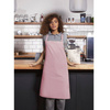Tablier de cuisine Basic 75 x 90 cm avec pince rose pâle | KARLOWSKY BLS 4-34-Stck