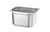 Récipient GN 1/2 prof. 20 cm en acier inoxydable BUDGET LINE | HENDI 800355