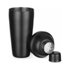 Shaker Cobbler 3 pièces 0,8 l couleur noir | BarUp 596432