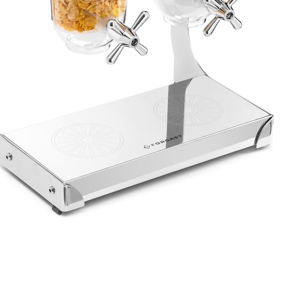 Distributeur double de céréales 2x2 L | FORGAST FG03202V1