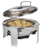Réchaud de table EASY INDUCTION, rond, avec couvercle à fenêtre en verre, 6 l | APS 12324