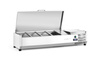 Surmeuble réfrigéré avec couvercle, 4 GN 1/3, 120x33,5x42,5 cm, 0,18 kW | HENDI 233948
