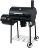 Gril au charbon XXL avec fumoir, grille 64x37 cm | LUND 99587
