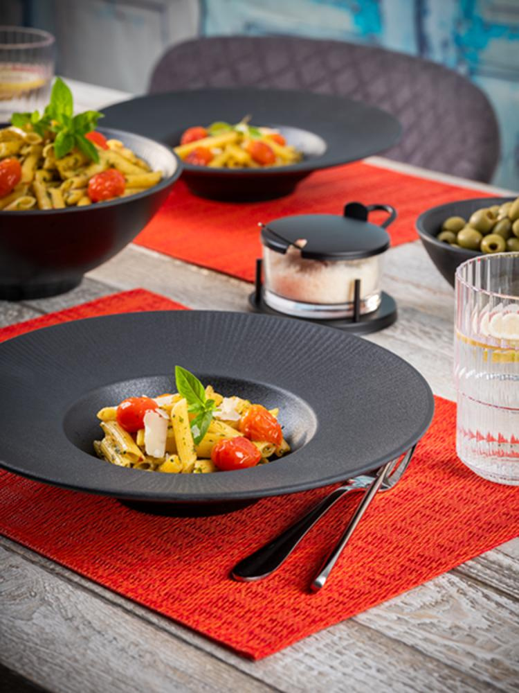 Set de table FINO, PVC, rouge, 45x33x0.1 cm | APS 60542