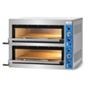 Four à pizza 2-chambres, 2x4x36 cm, 12 kW, 400 V | FORGAST FG09566
