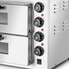 Four à pizza à 2 chambres, 2x40 cm, 3 kW, 230 V | FORGAST FG09553