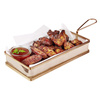 Panier de service SNACKHOLDER, couleur or, 26x13x5 cm | APS 40613