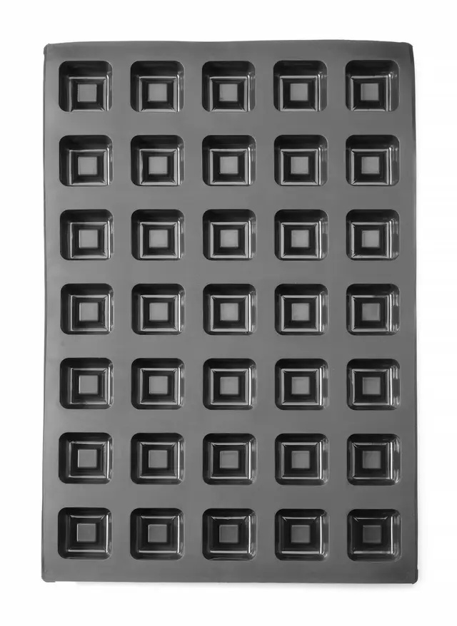 Moule en silicone SQUARE, 57x37,5x(H)2,5 cm | HENDI 677261