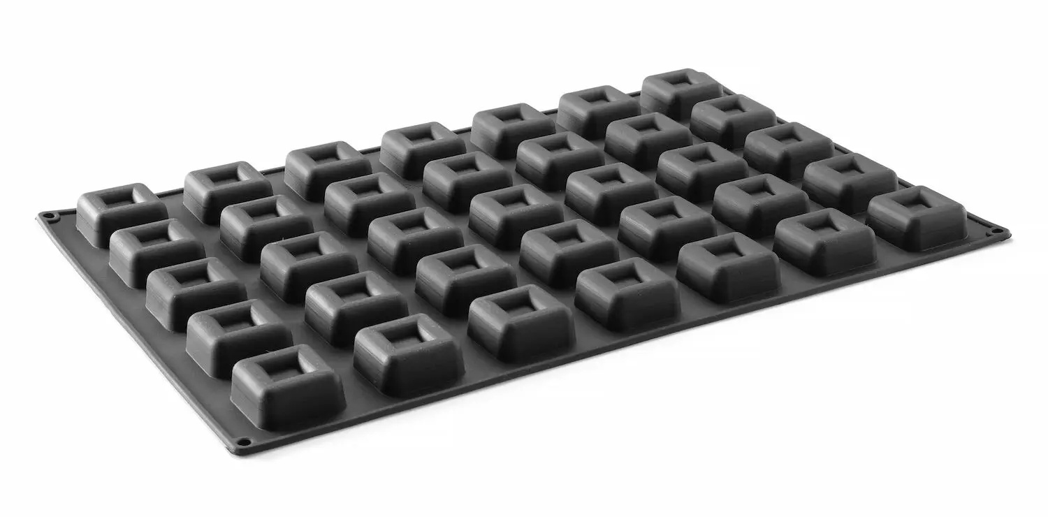 Moule en silicone SQUARE, 57x37,5x(H)2,5 cm | HENDI 677261