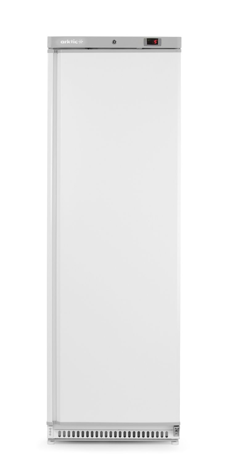 Armoire réfrigérée laquée Budget Line 400 l, intérieur en matière synthétique, 1 porte, 0-8°C | HENDI 236024
