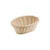 Panier en polypropylène ECONOMIC, ovale, beige clair, 23x16,5x9 cm | APS 40137
