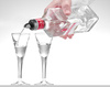 Verseur à alcool chromé - lot de 6 pcs | HENDI 599372