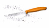 Couteau à tomates Swiss Classic, lame dentelée, orange, long. lame 11 cm | VICTORINOX 6.7839.C1
