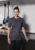Veste de cuisine femme Larissa anthracite | KARLOWSKY TF 3-5