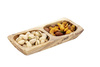 Bol OLIVE en bois d’olivier, double, 17,5x8,5x2,5 cm, 150 ml | APS 1014