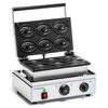 Gaufrier électrique type V pour 6 gaufres, 1,55 kW, 230 V | FORGAST FG09708