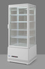 Vitrine réfrigérée 98 l, blanche, LED, dégivrage automatique | HENDI 233665