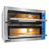 Four à pizza 2-chambres, 2x4x36 cm, 12 kW, 400 V | FORGAST FG09566