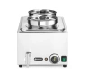 Bemar Hendi Ranger avec robinet de vidange, 8 L, 1000 W, 60,4 x 33,2 x 31,5 cm, bac 2x4 L, 3xGN 1/3 | HENDI 201473