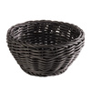 Panier à pain en polypropylène PROFI LINE, rond, noir, 16x16x8 cm | APS 50602
