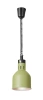 Lampe suspendue pour le maintien au chaud des plats, cylindrique, vert, 230V/250W | HENDI 273791