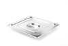 Couvercle en acier pour GN 2/3 PROFI LINE avec découpe pour louche | HENDI 805114