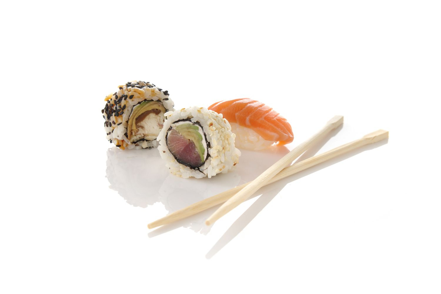 Vitrine réfrigérée pour sushi, 63 l, LED, 3-7°C, 130,7x45x33 cm | HENDI 233757