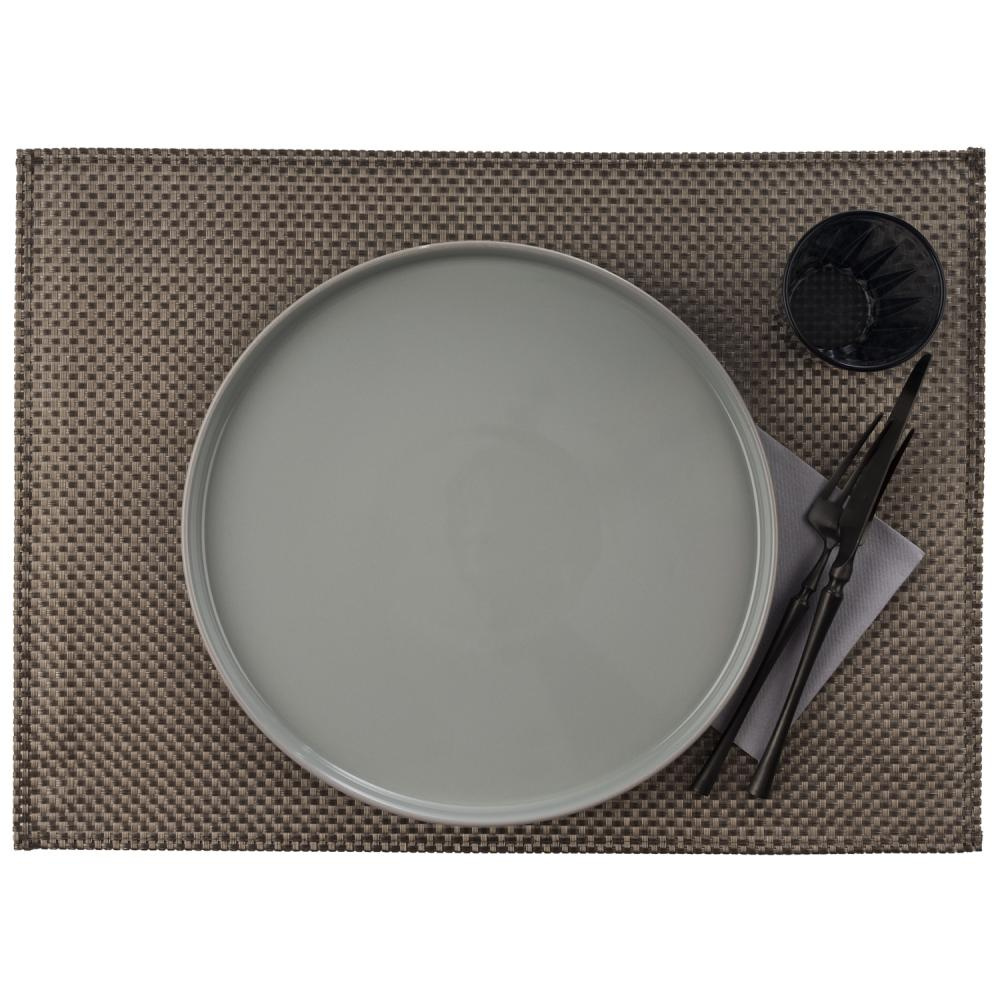 Set de table TIRA, PVC, gris, 45x33x0,1 cm | APS 60524