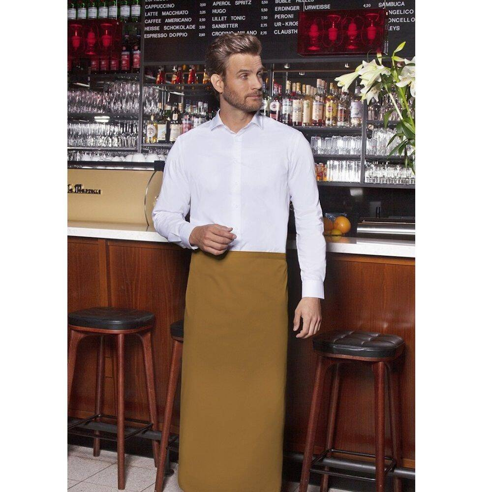 Tablier de serveur bistro basic moutarde | KARLOWSKY BBSS 1-87-Stck