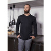 Chemise de cuisine Performance manches longues noire | KARLOWSKY TM 6-1