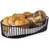 Panier buffet URBAN, en métal, noir, 29x16x6,5 cm | APS 30337