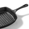 Poêle carrée en fonte pour griller 24x24 cm | FORGAST FG02305