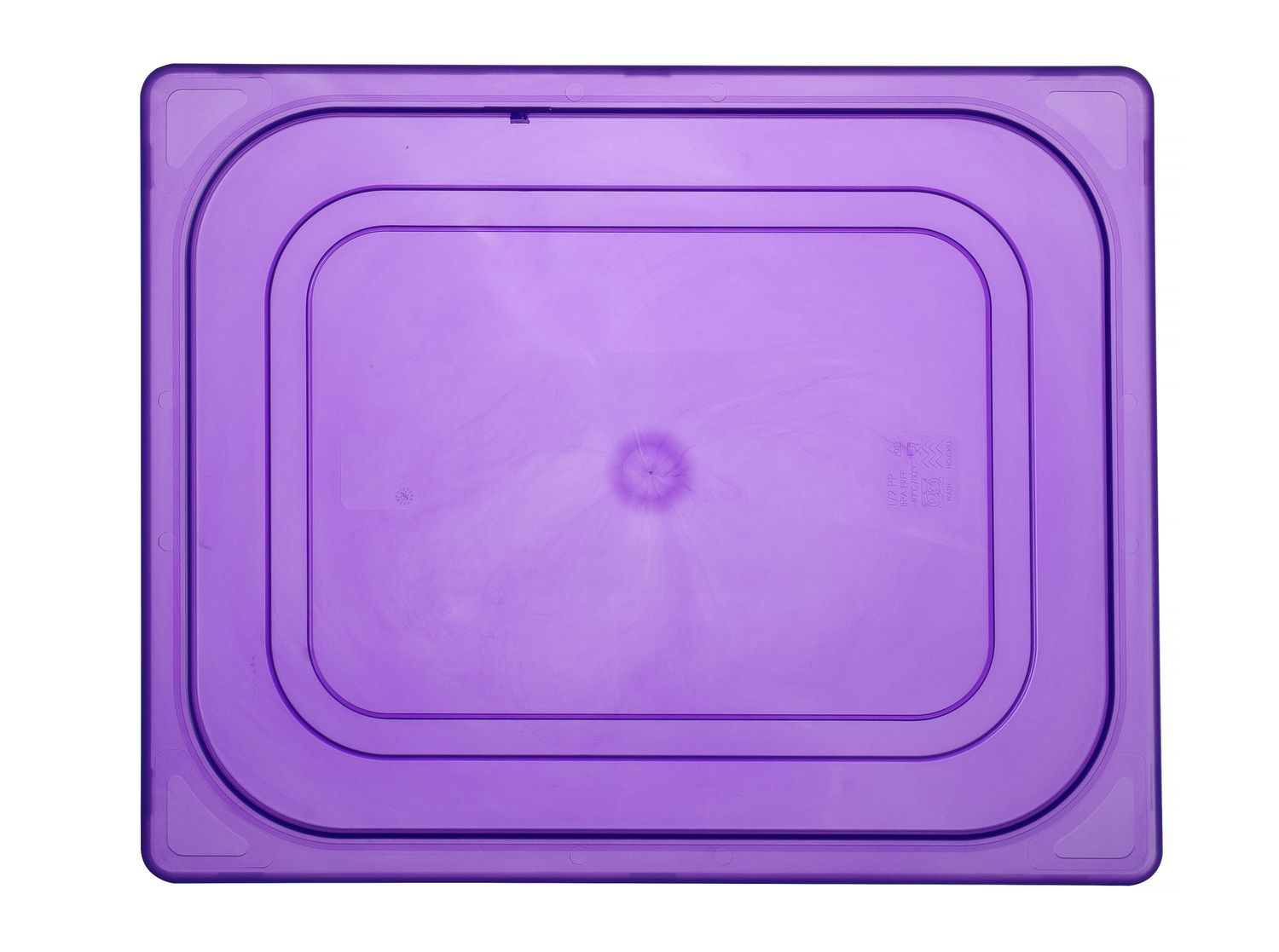 Couvercle GN 1/2 en polypropylène violet PROFI LINE | HENDI 881712