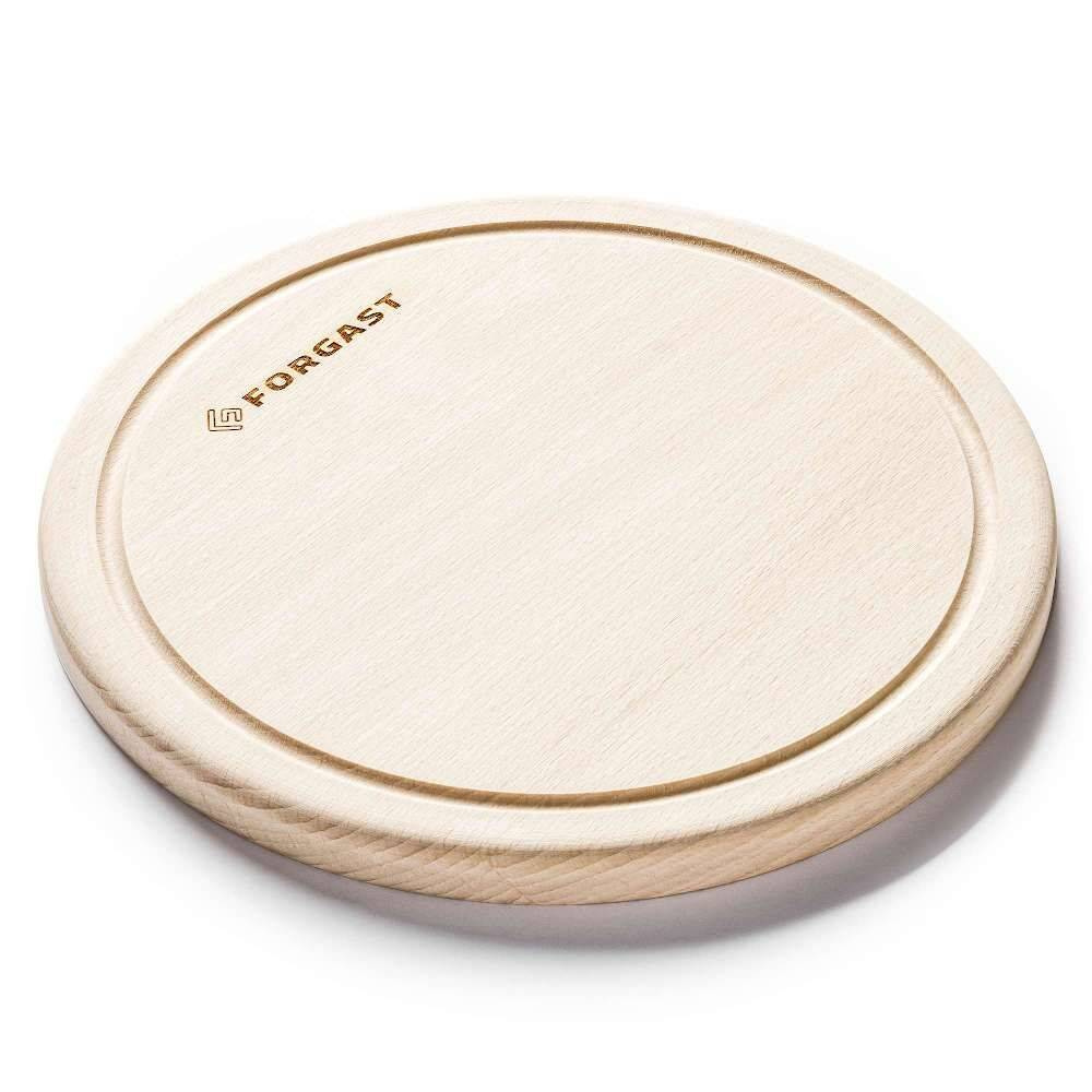 Planche en bois ronde avec rainure 25 cm | FORGAST FG12648