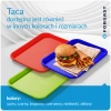 Plateau fast food vert, polypropylène, 45x35 cm, rectangulaire | FORGAST FG12532