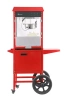 Machine à pop-corn avec chariot, rouge, 1,155 kW, 230 V | HENDI 282830
