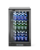 Réfrigérateur de bar pour boissons 86 l, acier laqué, dégivrage automatique | ARKTIC 236871