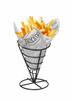 Support à frites Ø 11,5 cm | HENDI 630938