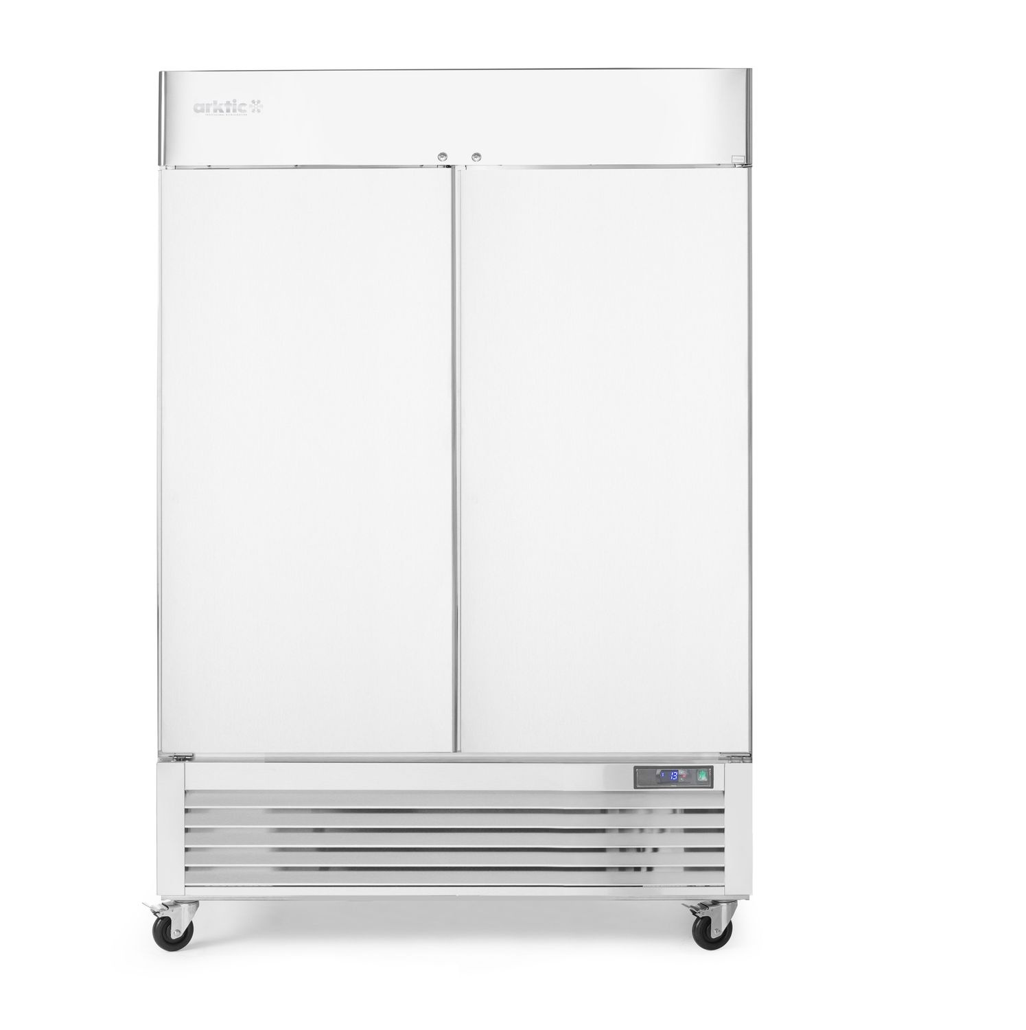 Armoire réfrigérée Kitchen Line, acier inoxydable, 2 portes, 1300 l, système de refroidissement statique | HENDI 232736