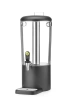 Distributeur de jus, UNIQ, conçu par Robert Bronwasser, 8L, noir, 318x216x(H)532mm | HENDI 425015