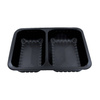 Contenants-repas à emporter 2 compartiments 22,7x17,8x5 cm - 320 pcs | GULLIN MAPCOR2C22750DC