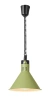 Lampe chauffante suspendue pour plats, conique, vert, 230V/250W | HENDI 273920