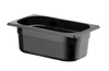 Récipient GN 1/4 prof. 10 cm en polycarbonate noir | HENDI 862629