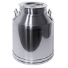 Bocal avec couvercle 25 l, acier inoxydable | CONTACTO 3010/025