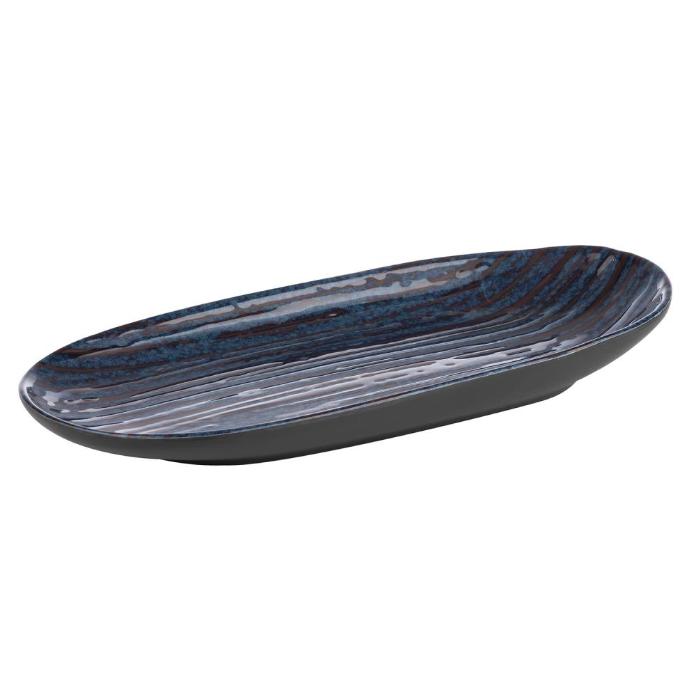 Assiette LOOPS, mélamine, 28x13.5x4 cm | APS 85038