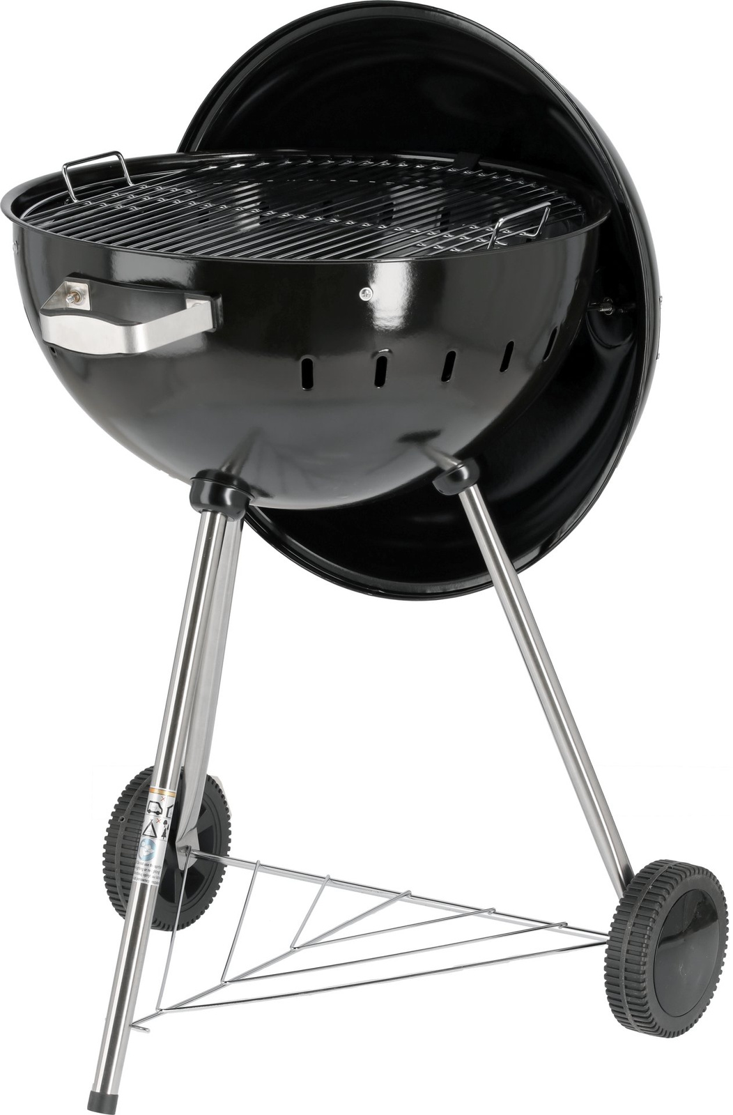 Grill à charbon, rond, Ø 54 cm noir | YATO YG-20300