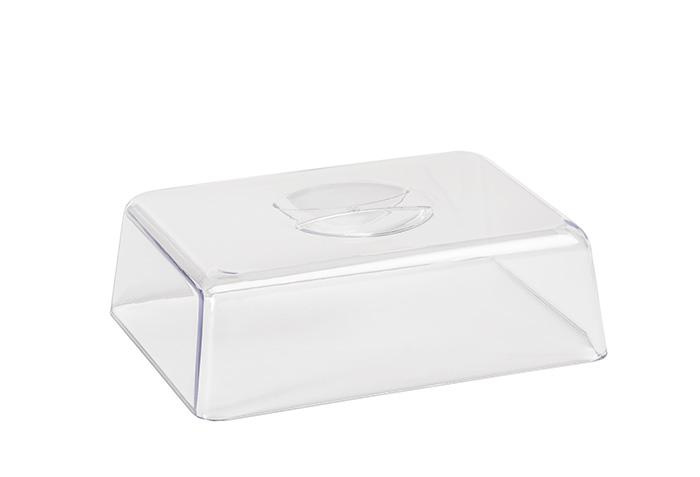 Couvercle pour plateau, polystyrène, 21x16x7 cm | APS 6701