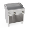 Plaque grillée rainurée chromée 400V Tecno74 | TECNOINOX 716234
