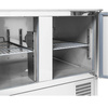 Table réfrigérée 2-portes 257 l, avec groupe froid inférieur | FORGAST FG07002
